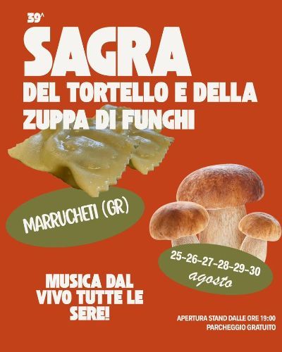 39° SAGRA DEL TORTELLO E DELLA ZUPPA DI FUNGHI